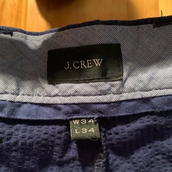J. Crew Urban Slim Trousers Navy size 34x34 - Picture 4 of 6